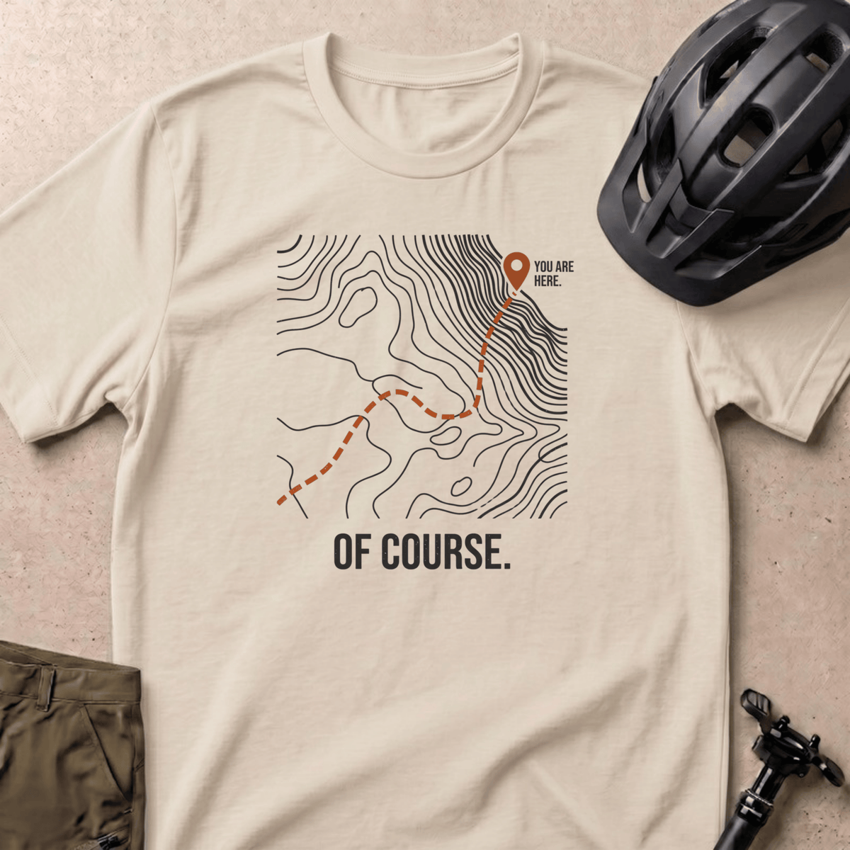You Are Here T-shirt - Ivory