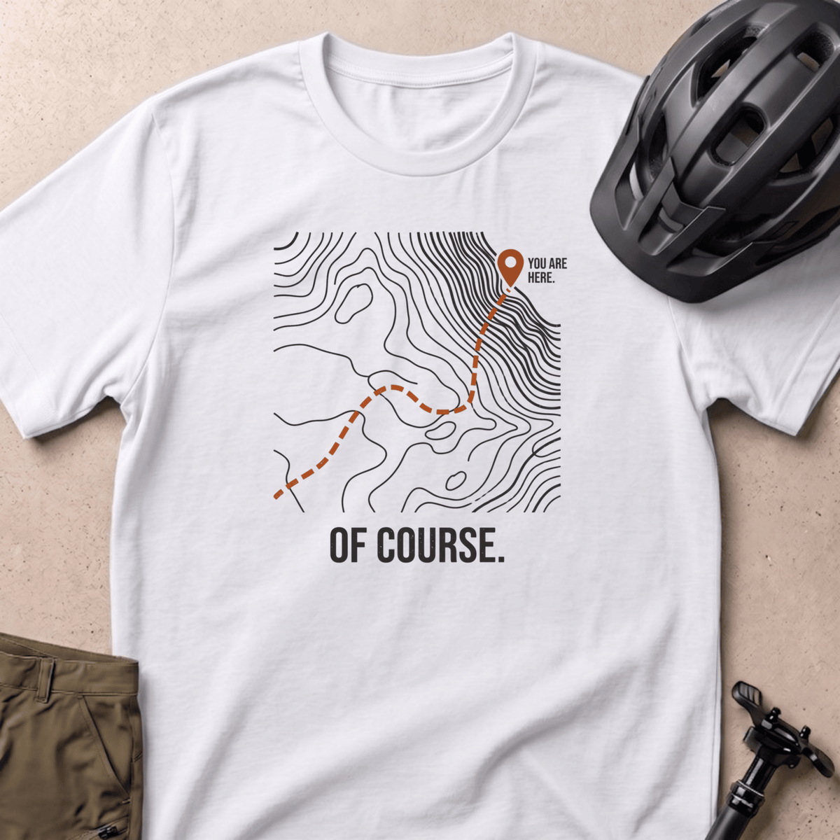 You Are Here T-shirt - White